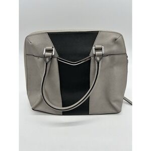 Calvin Klein Crossbody Tote Handbag Gray Black